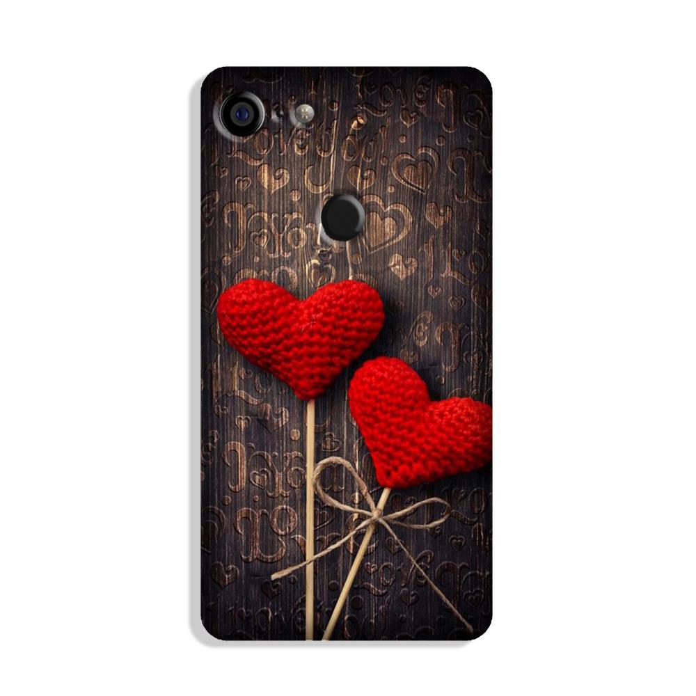 Red Hearts Case for Google Pixel 3