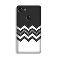 Black white Pattern2Case for Google Pixel 3