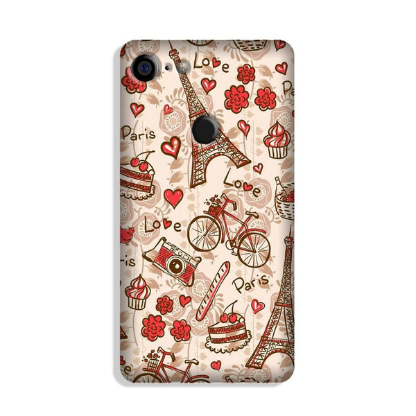 Love Paris Case for Google Pixel 3  (Design - 103)