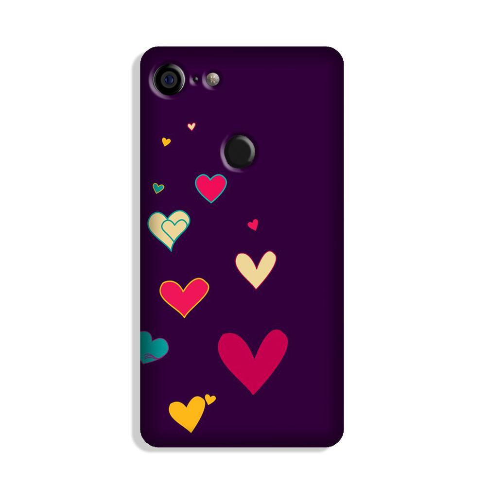 Purple Background Case for Google Pixel 3 XL  (Design - 107)