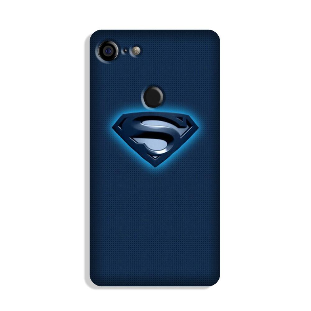 Superman Superhero Case for Google Pixel 3 XL(Design - 117)