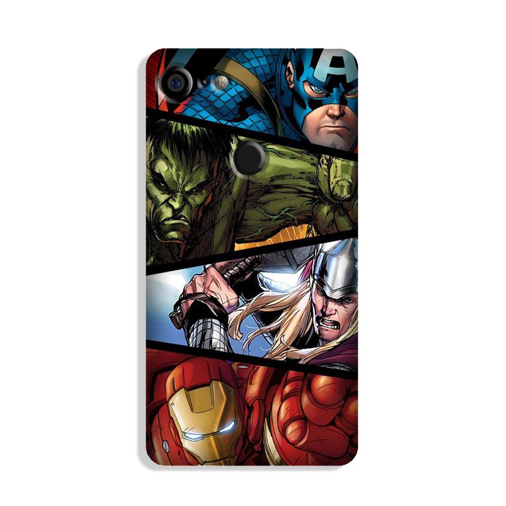 Avengers Superhero Case for Google Pixel 3 XL  (Design - 124)