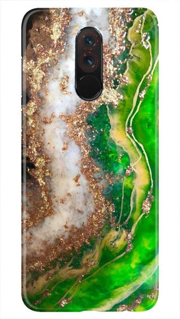 Marble Texture Mobile Back Case for Poco F1(Design - 307)