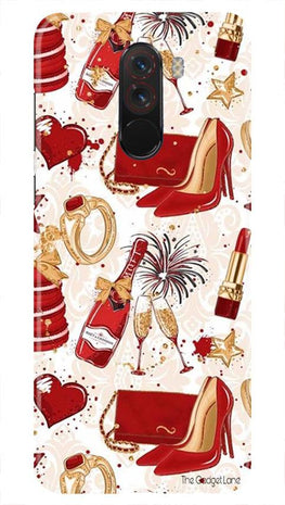 Girlish Mobile Back Case for Poco F1(Design - 312)