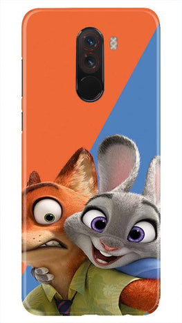 Cartoon Mobile Back Case for Poco F1(Design - 346)