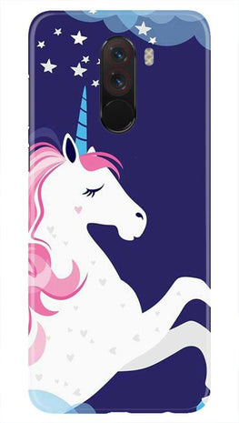 Unicorn Mobile Back Case for Poco F1(Design - 365)