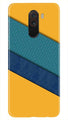 Diagonal Pattern Mobile Back Case for Poco F1  (Design - 370)