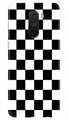 Black White Boxes Mobile Back Case for Poco F1  (Design - 372)