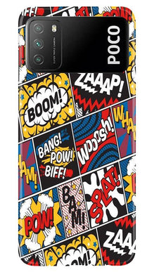 Boom Mobile Back Case for Xiaomi Poco M3 (Design - 302)