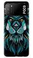 Lion Mobile Back Case for Xiaomi Poco M3 (Design - 314)