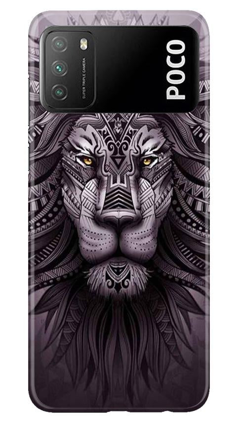 Lion Mobile Back Case for Xiaomi Poco M3 (Design - 315)