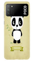 Panda Bear Mobile Back Case for Xiaomi Poco M3 (Design - 317)