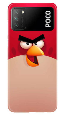 Angry Bird Red Mobile Back Case for Xiaomi Poco M3 (Design - 325)