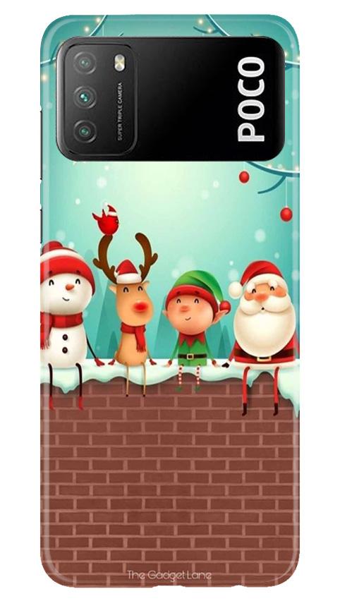 Santa Claus Mobile Back Case for Xiaomi Poco M3 (Design - 334)