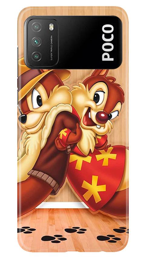 Chip n Dale Mobile Back Case for Xiaomi Poco M3 (Design - 335)