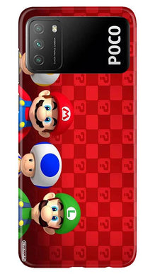 Mario Mobile Back Case for Xiaomi Poco M3 (Design - 337)