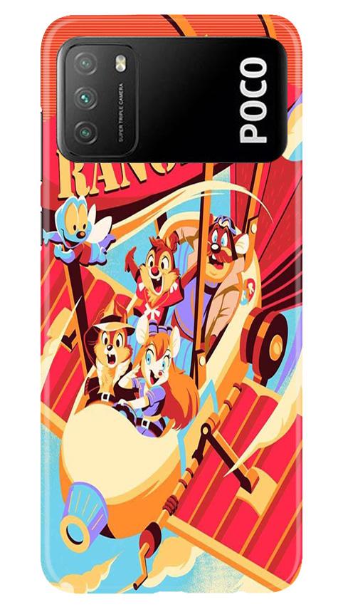 Rescue Rangers Mobile Back Case for Xiaomi Poco M3 (Design - 341)