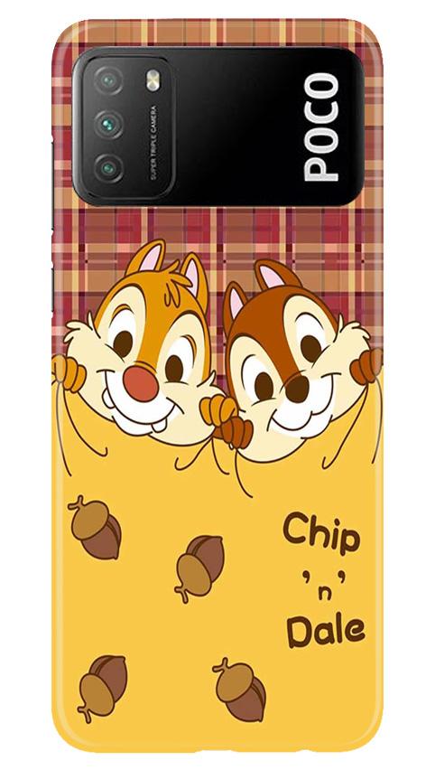 Chip n Dale Mobile Back Case for Xiaomi Poco M3 (Design - 342)