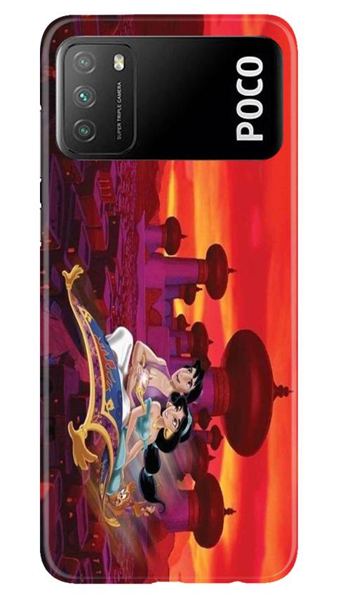 Aladdin Mobile Back Case for Xiaomi Poco M3 (Design - 345)