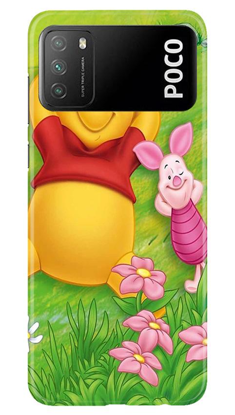 Winnie The Pooh Mobile Back Case for Xiaomi Poco M3 (Design - 348)
