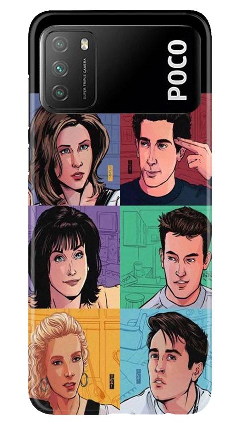 Friends Mobile Back Case for Xiaomi Poco M3 (Design - 357)
