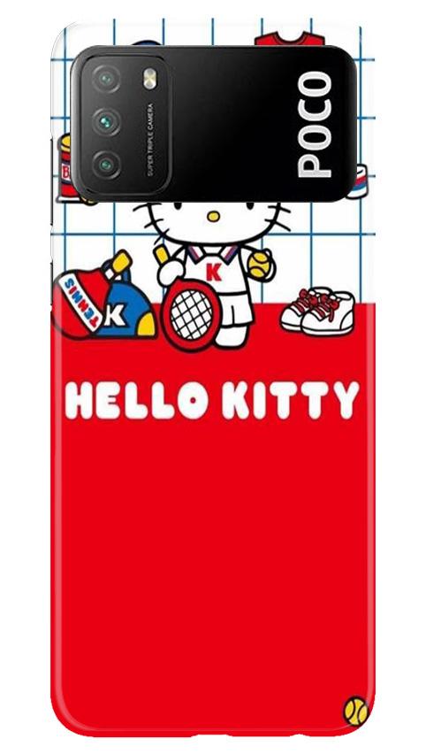 Hello Kitty Mobile Back Case for Xiaomi Poco M3 (Design - 363)