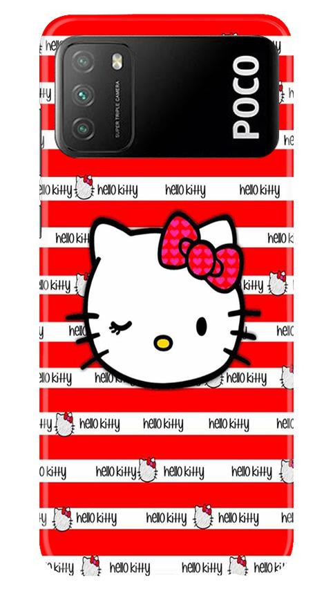 Hello Kitty Mobile Back Case for Xiaomi Poco M3 (Design - 364)