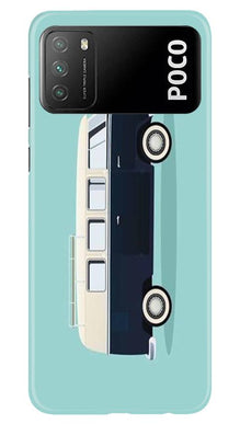 Travel Bus Mobile Back Case for Xiaomi Poco M3 (Design - 379)