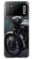 Royal Enfield Mobile Back Case for Xiaomi Poco M3 (Design - 380)