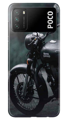 Royal Enfield Mobile Back Case for Xiaomi Poco M3 (Design - 380)
