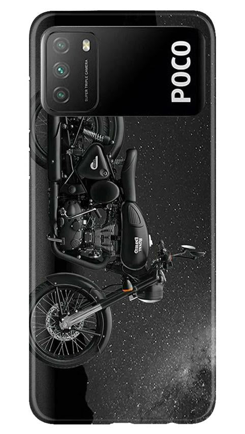 Royal Enfield Mobile Back Case for Xiaomi Poco M3 (Design - 381)