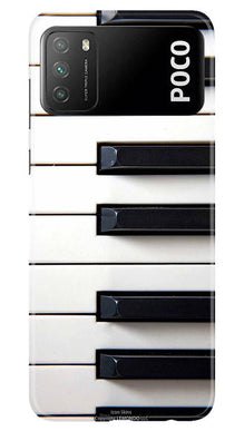 Piano Mobile Back Case for Xiaomi Poco M3 (Design - 387)