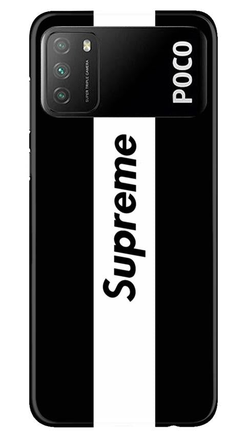 Supreme Mobile Back Case for Xiaomi Poco M3 (Design - 388)