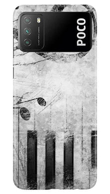 Music Mobile Back Case for Xiaomi Poco M3 (Design - 394)