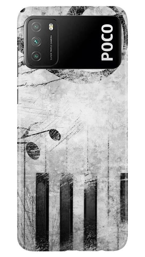 Music Mobile Back Case for Xiaomi Poco M3 (Design - 394)