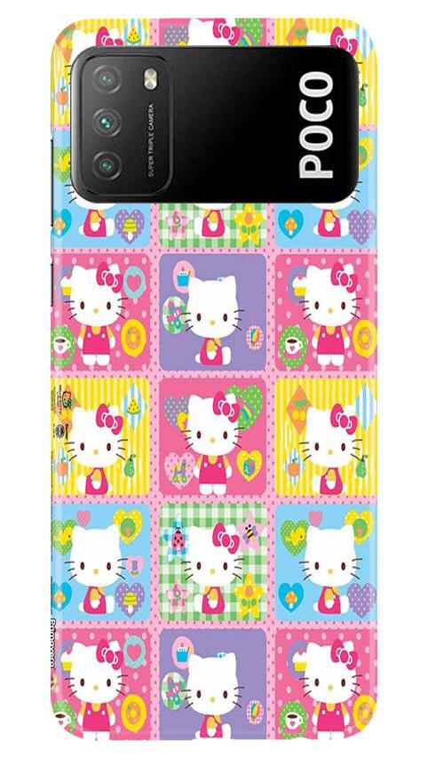 Kitty Mobile Back Case for Xiaomi Poco M3 (Design - 400)