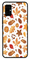 Autumn Leaf Metal Mobile Case for Poco M4 5G   (Design No -19)