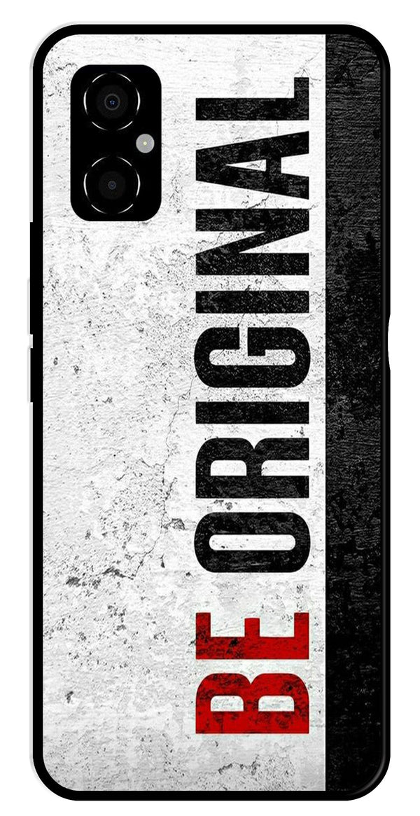 Be Original Metal Mobile Case for Poco M4 5G   (Design No -38)