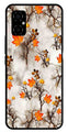 Autumn leaves Metal Mobile Case for Poco M4 5G   (Design No -55)