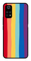 Rainbow MultiColor Metal Mobile Case for Poco M4 Pro   (Design No -03)