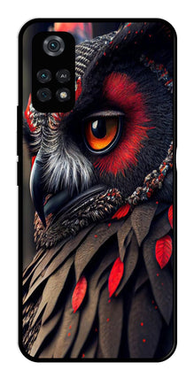 Owl Design Metal Mobile Case for Poco M4 Pro