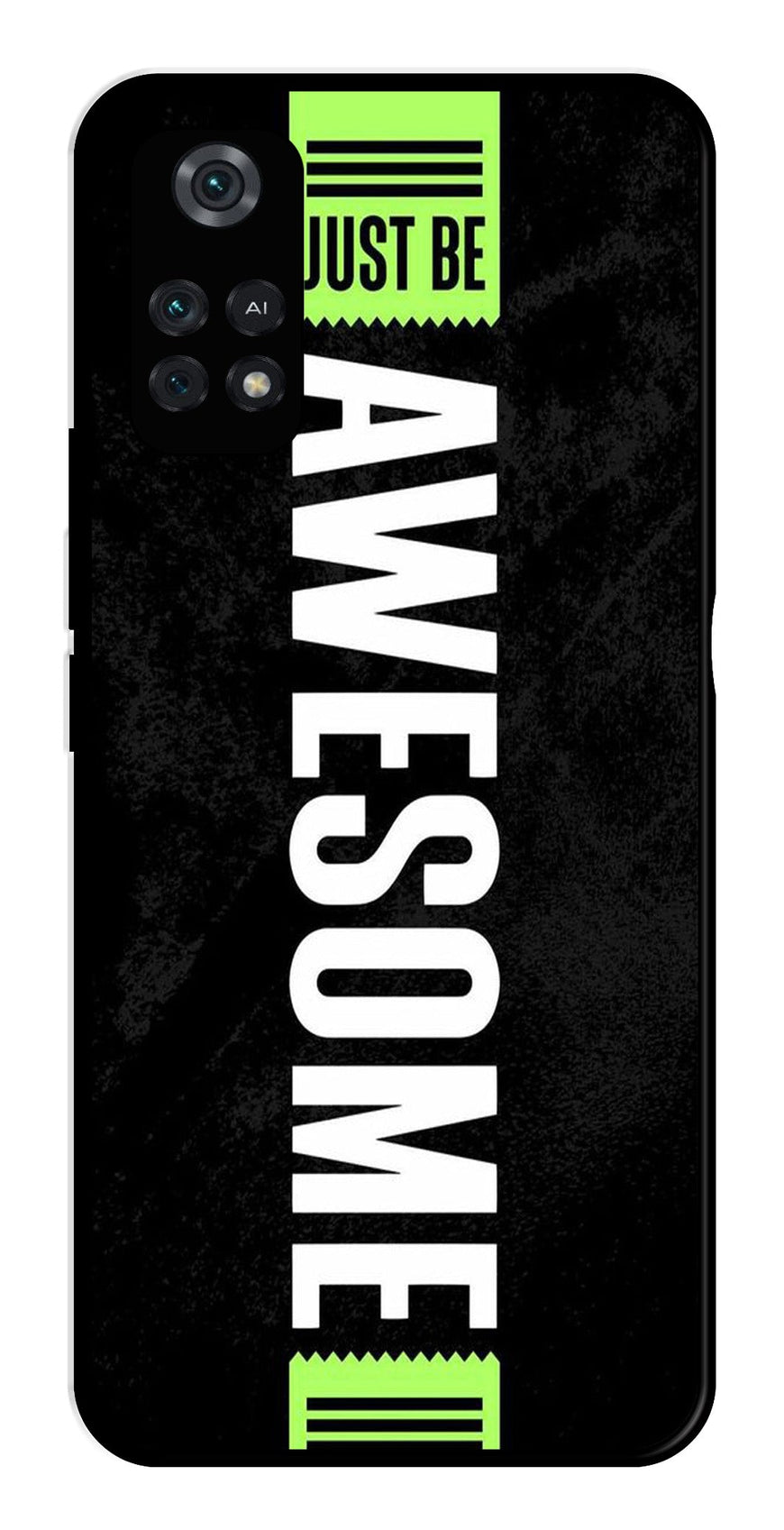 Awesome Metal Mobile Case for Poco M4 Pro   (Design No -33)