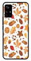 Autumn Leaf Metal Mobile Case for Poco M4 Pro 5G   (Design No -19)