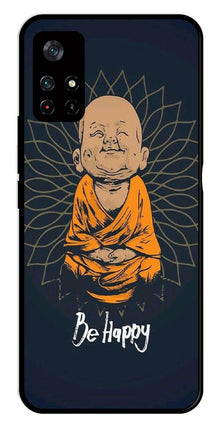 Be Happy Metal Mobile Case for Poco M4 Pro 5G