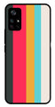 Muted Rainbow Metal Mobile Case for Poco M4 Pro 5G   (Design No -31)