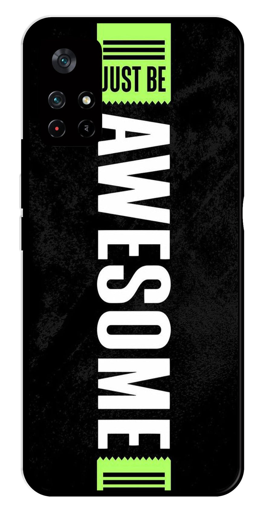 Awesome Metal Mobile Case for Poco M4 Pro 5G   (Design No -33)