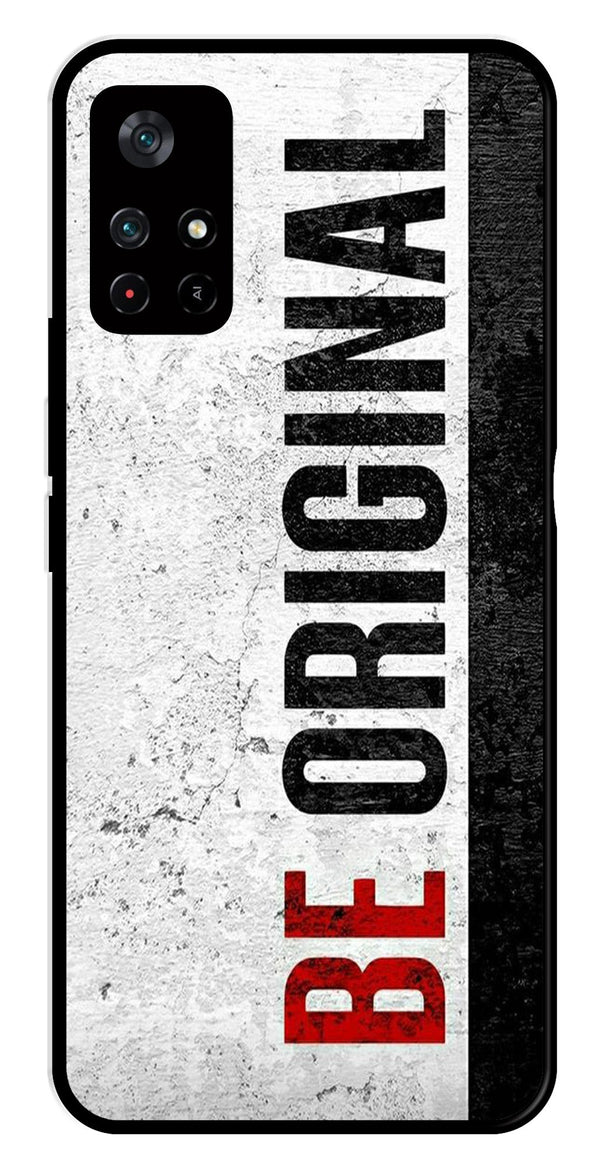Be Original Metal Mobile Case for Poco M4 Pro 5G   (Design No -38)