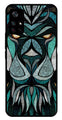Lion Pattern Metal Mobile Case for Poco M4 Pro 5G   (Design No -40)