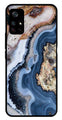 Marble Design Metal Mobile Case for Poco M4 Pro 5G   (Design No -53)