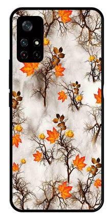 Autumn leaves Metal Mobile Case for Poco M4 Pro 5G